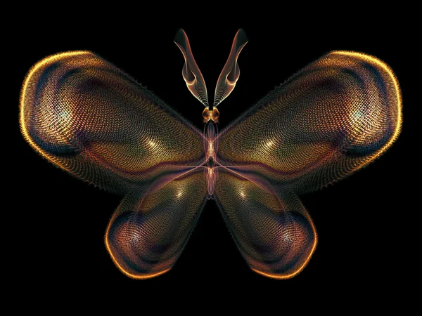 Mariposa virtual — Foto de Stock