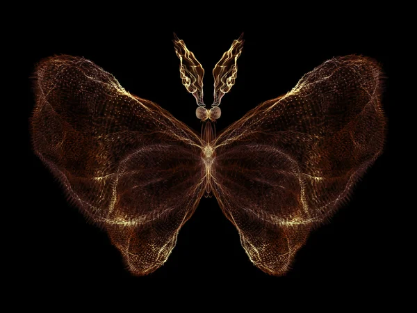 虚拟蝴蝶 — 图库照片