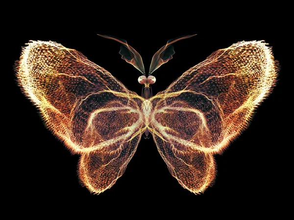 Virtual Butterfly — Stock Photo, Image