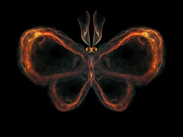 Virtual Butterfly — Stock Photo, Image