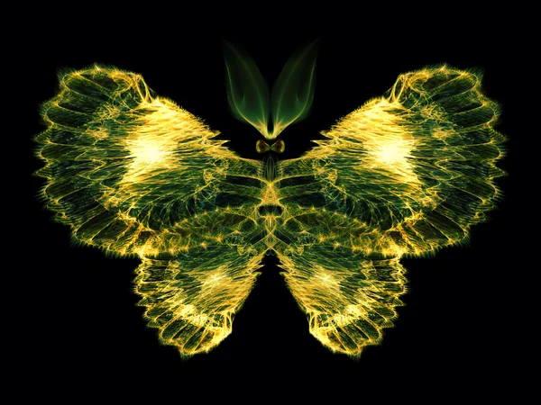Εικονική πεταλούδα — Φωτογραφία Αρχείου