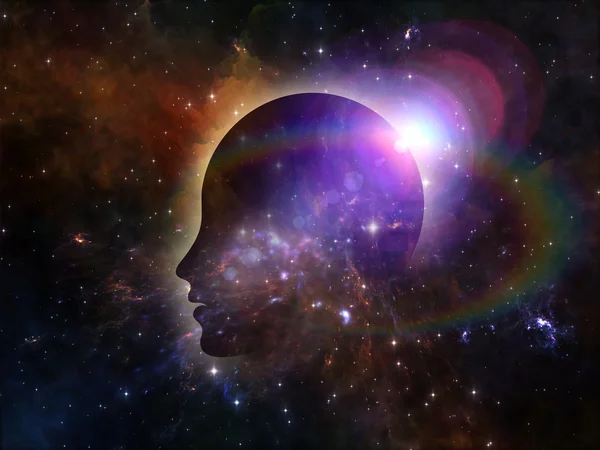 вселенная в голове. мышление космос. сознание и вселенная. разум вселенной. мысли абстракция.