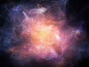 gerçeklik in fractal bulutsular dizini