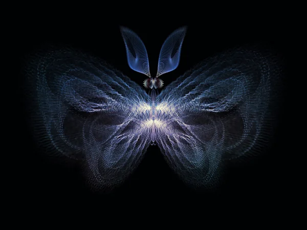 Virtual Butterfly — Stock Photo, Image