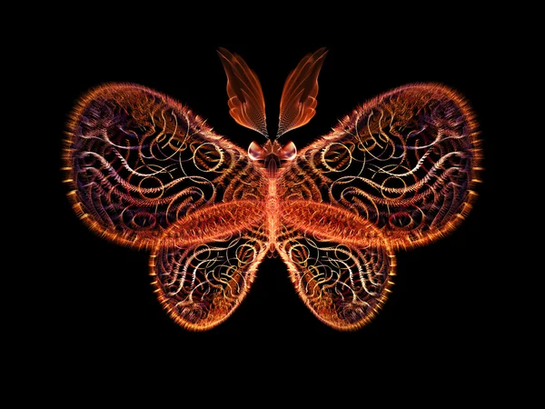 Wirtualne motyl — Zdjęcie stockowe