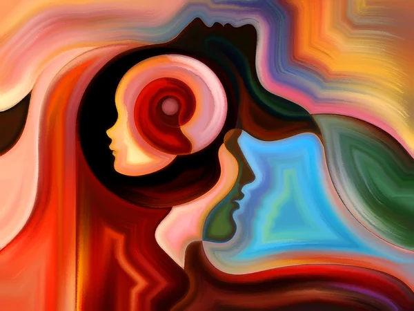 Visualization of Inner Paint — Stock Photo, Image