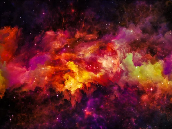 Visualization of Nebula — Stock Photo, Image