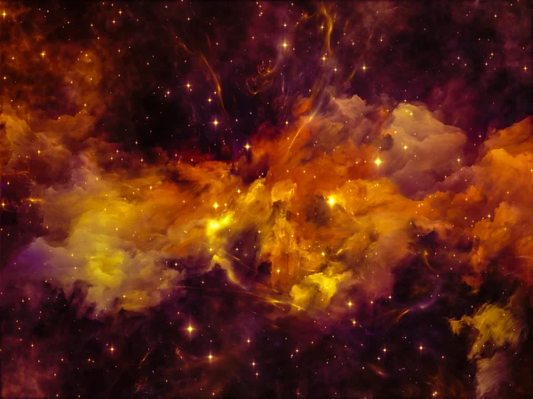 概念的な星雲 — ストック写真