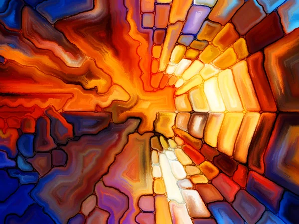 Digital Stained Glass — Stock Photo, Image
