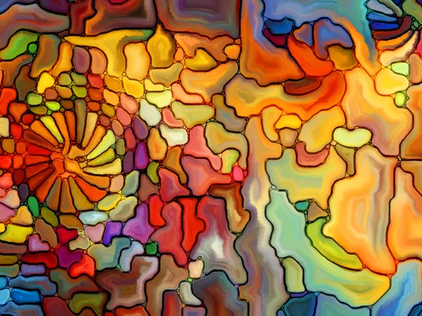 Virtual Stained Glass — Stock Photo, Image