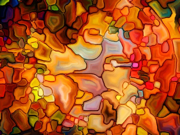 Accidental gekleurd glas — Stockfoto