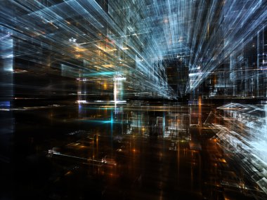 şehir ışıltısı