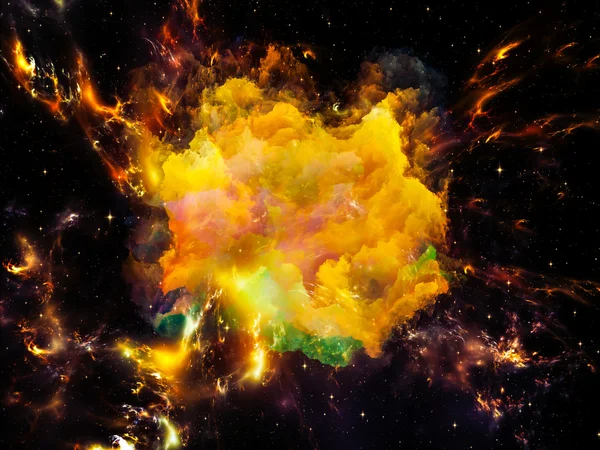 Plano de fundo da nebulosa — Fotografia de Stock