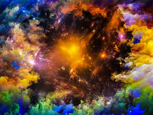 Nebula Landscape — Stock Photo, Image