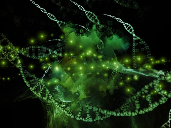 Віртуальний ДНК — стокове фото