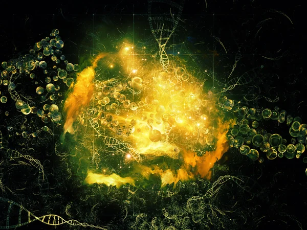 Огни ДНК — стоковое фото