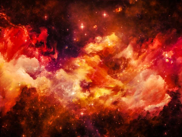 Visualization of Nebula — Stock Photo, Image