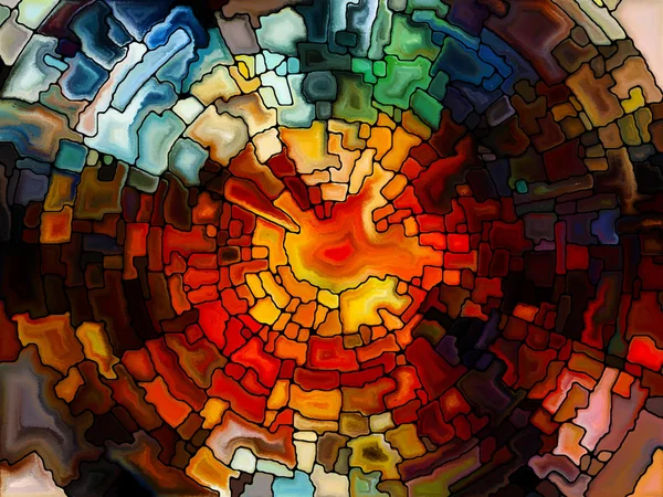 Calea sticlei colorate — Fotografie, imagine de stoc