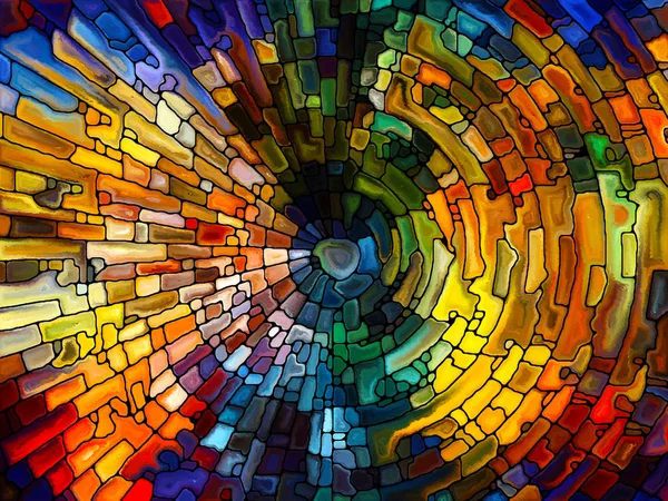 Vibrant Stained Glass — Stock Photo, Image