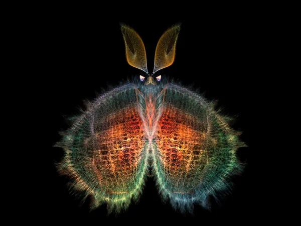 Käsitteellinen perhonen — kuvapankkivalokuva