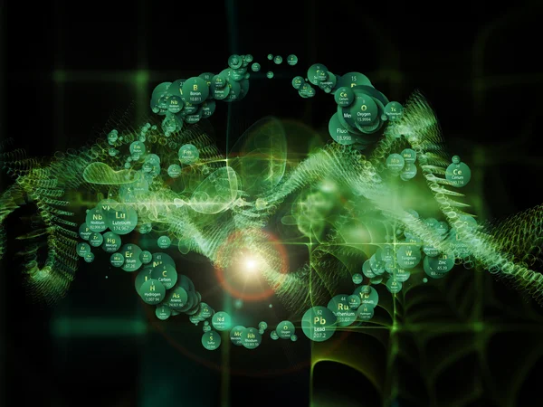 DNA'ın iç hayatı — Stok fotoğraf