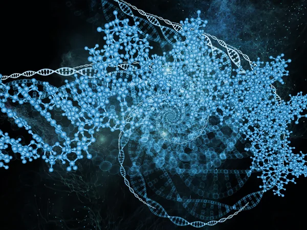 有機分子の背景 — ストック写真
