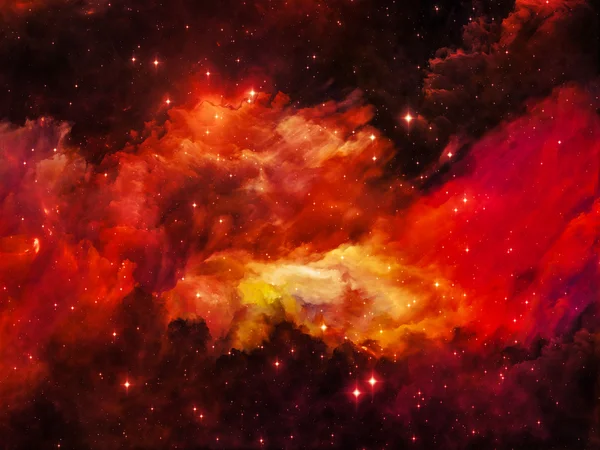 Visualization of Nebula — Stock Photo, Image