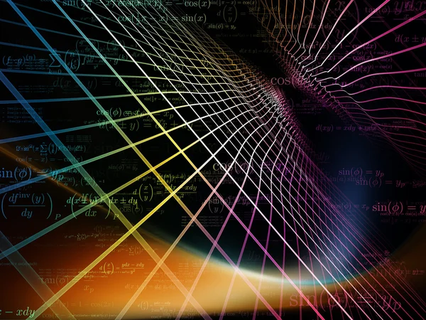 Números de geometria — Fotografia de Stock