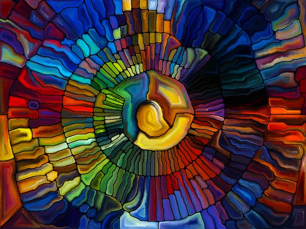 Illusions of Stained Glass — Stock Photo, Image