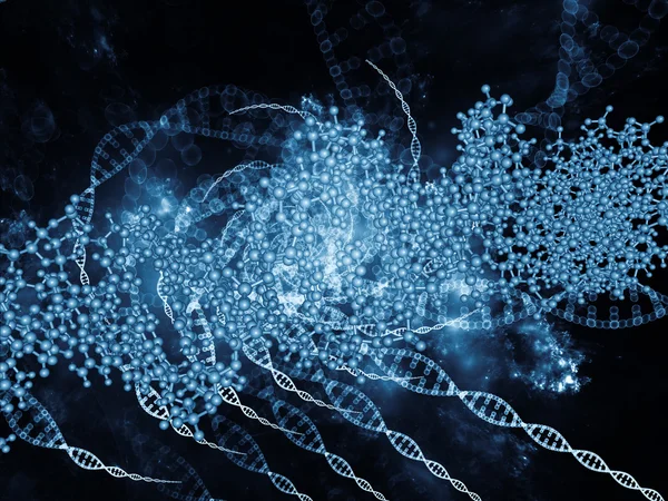 Organic Molecules Composition — Stock Photo, Image