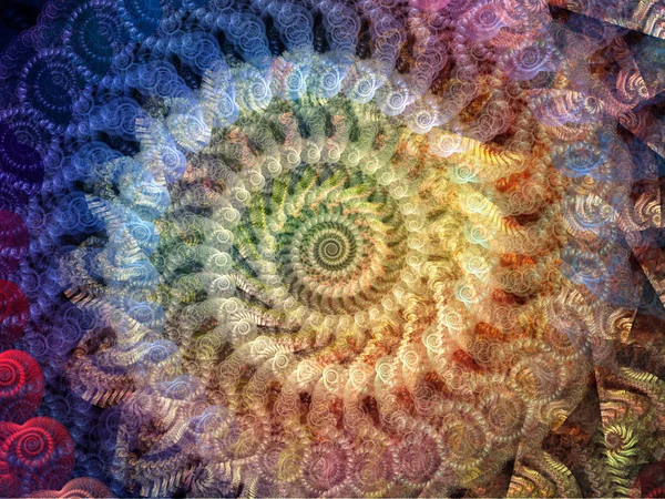 Sfondo a spirale — Foto Stock