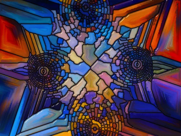 Virtual Stained Glass — Stock Photo, Image