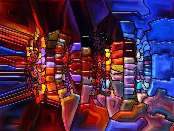 Stained Glass Abstraction — Stock Photo, Image