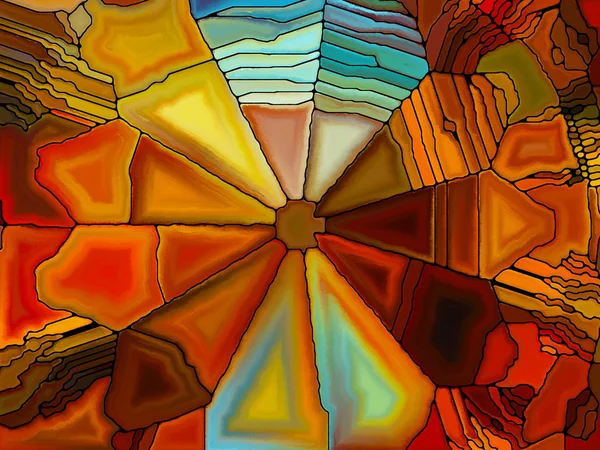 Evolving Stained Glass — Stock Photo, Image