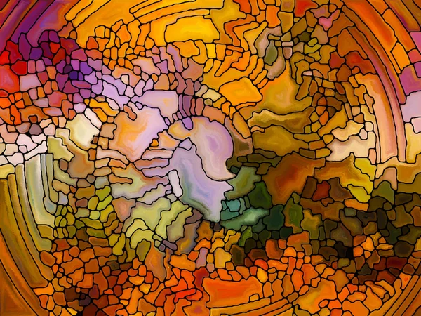 Illusions of Stained Glass — Stock Photo, Image