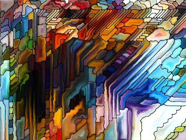 Paths of Stained Glass — Stock Photo, Image