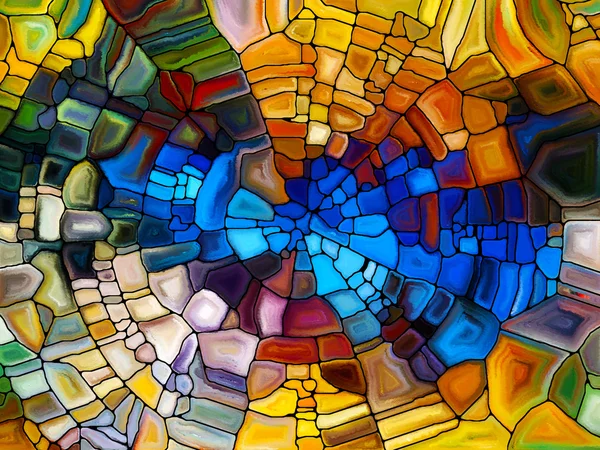 Vivid Stained Glass — Stock Photo, Image