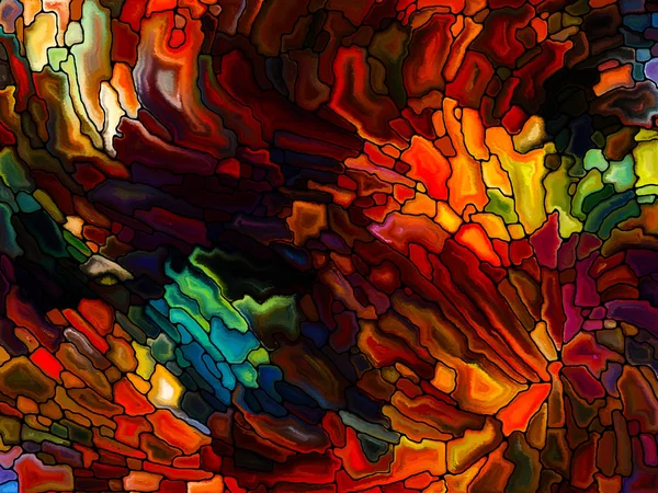 Elävä lasimaalaus — kuvapankkivalokuva
