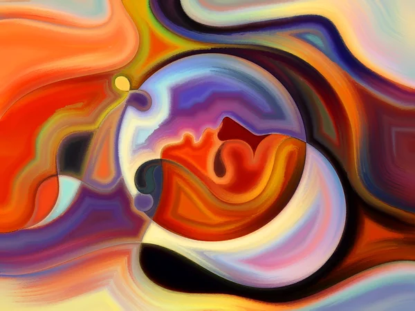 Visualization of Inner Paint — Stock Photo, Image