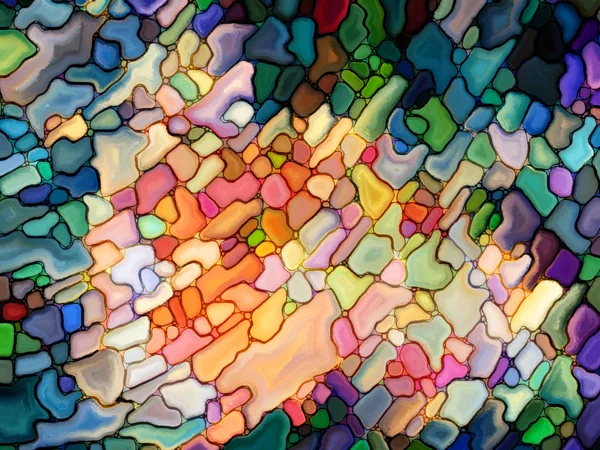 Illusion of Stained Glass — Stock Photo, Image