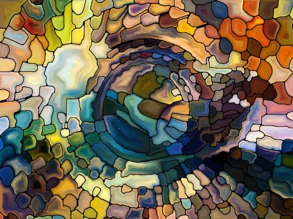 Way of Stained Glass — Stock Photo, Image