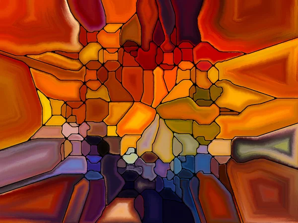 Virtual Stained Glass — Stock Photo, Image