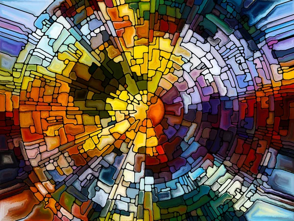 Petals of Stained Glass — Stock Photo, Image