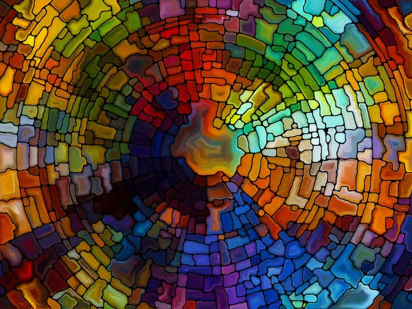 Vivid Stained Glass — Stock Photo, Image