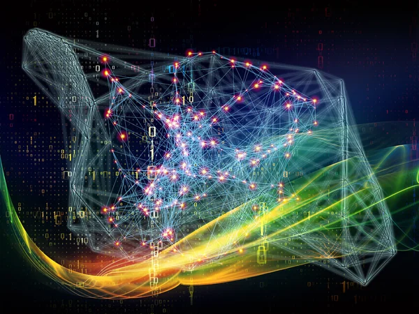 नेटवर्क के आंतरिक जीवन — स्टॉक फ़ोटो, इमेज