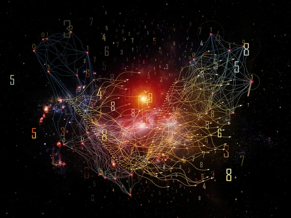 Visión de la nube de datos — Foto de Stock