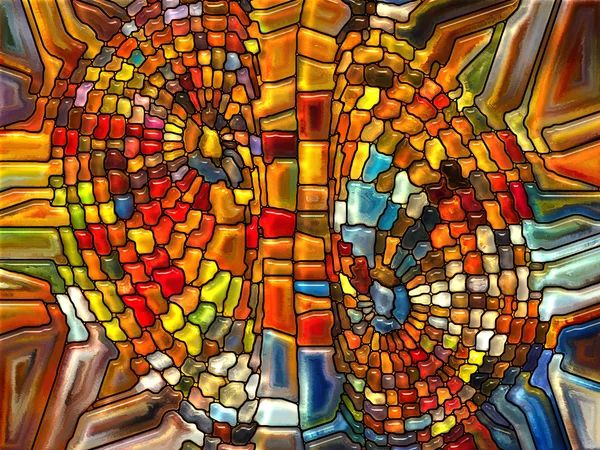 Toward Digital Stained Glass — Stock Photo, Image