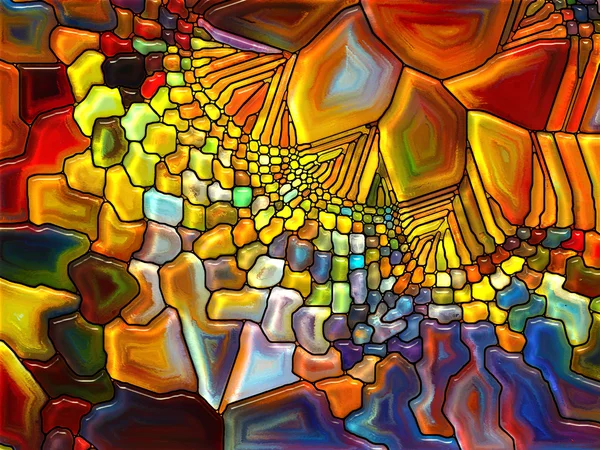 Evolving Stained Glass — Stock Photo, Image