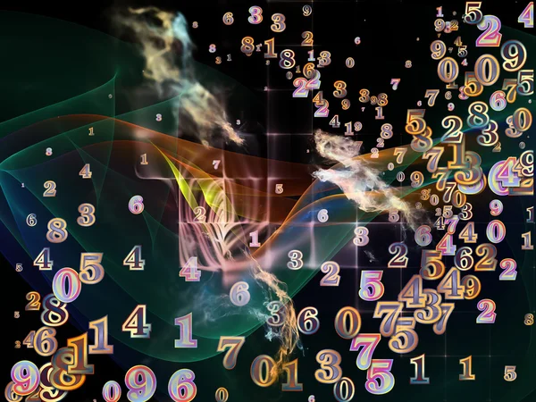 Visualización de la nube de datos — Foto de Stock