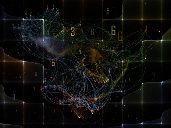 Visión de la nube de datos — Foto de Stock